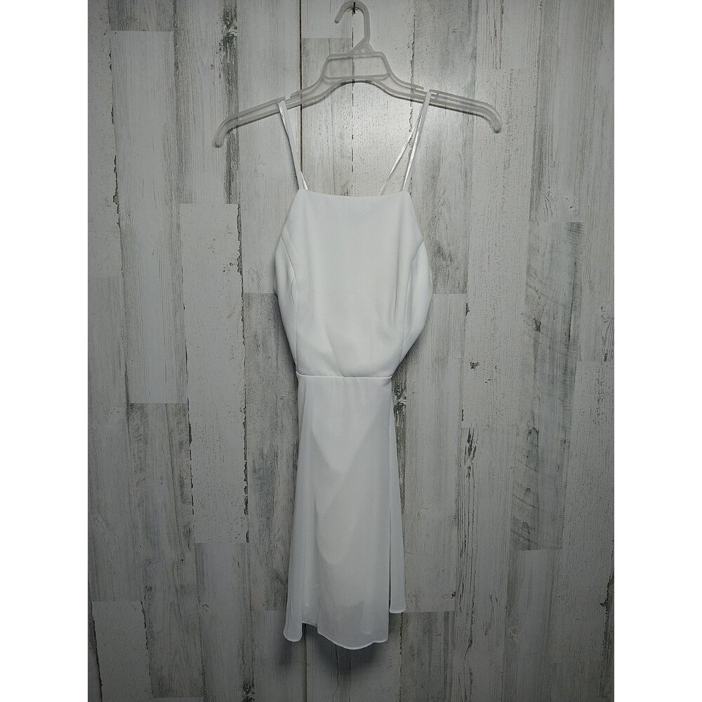 Lulu's Women's Large White Sleeveless Dress